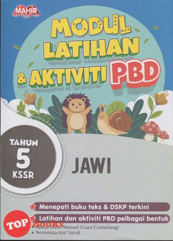 [TOPBOOKS Mahir] Modul Latihan & Aktiviti PBD Jawi Tahun 5 KSSR (2024)