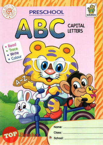 [TOPBOOKS Kohwai Kids] Gururimau Preschool ABC Capital Letters