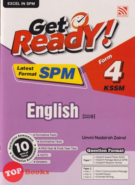 [TOPBOOKS Pelangi] Get Ready! SPM English Form 4 KSSM (2025)