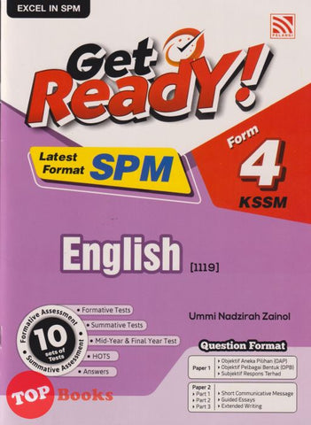 [TOPBOOKS Pelangi] Get Ready! SPM English Form 4 KSSM (2025)