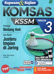 [TOPBOOKS Sasbadi] Kupasan & Kajian Komsas Novel Justeru Impian Di Jaring Tingkatan 3 KSSM (2023)