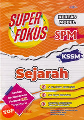 [TOPBOOKS Cemerlang] Super Fokus Kertas Model SPM Sejarah KSSM (2024)