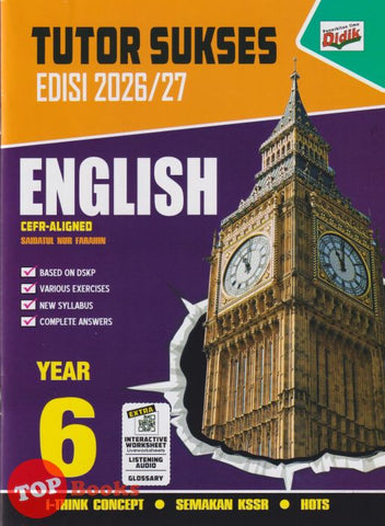 [TOPBOOKS Ilmu Didik] Tutor Sukses English CEFR-Aligned Year 6 Semakan KSSR (2026)