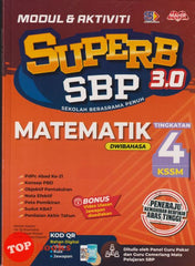 [TOPBOOKS Mahir] Modul & Aktiviti Superb 3.0 SBP Matematik Tingkatan 4 KSSM Dwibahasa (2025)