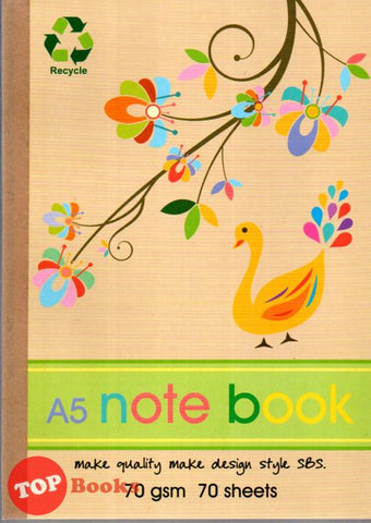 [TOPBOOKS SBS] Recycle A5 Notebook 70 gsm (70 sheets)