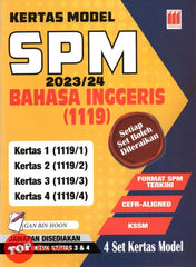 [TOPBOOKS Vision] Kertas Model SPM Bahasa Inggeris CEFR Aligned KSSM (2023)