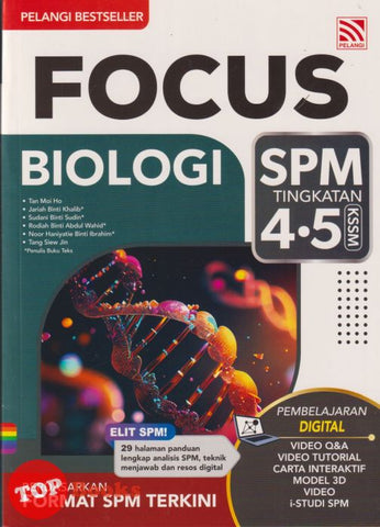 [TOPBOOKS Pelangi] Focus SPM Biologi Tingkatan 4 5 KSSM (2025)