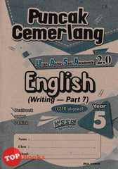 [TOPBOOKS Cemerlang] Puncak Cemerlang UASA 2.0 English  CEFR Aligned Writing Part 7 Year 5 KSSR Semakan (2024)
