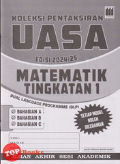 [TOPBOOKS Vision] Koleksi Pentaksiran UASA Matematik Tingkatan 1 Dwibahasa (2024)