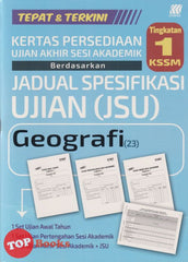 [TOPBOOKS Sasbadi] Kertas Persediaan UASA JSU Geografi Tingkatan 1 KSSM (2025)