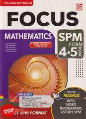[TOPBOOKS Pelangi] Focus SPM Mathematics Form 4 5 KSSM DLP (2025)