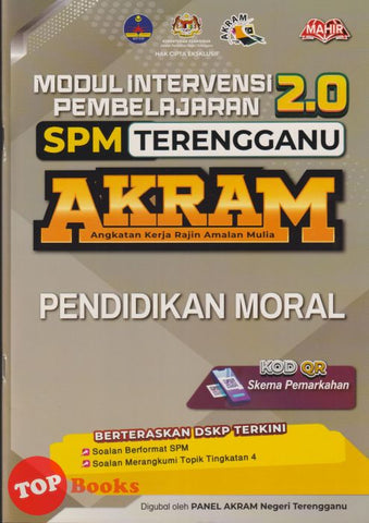 [TOPBOOKS Mahir] Modul Intervensi Pembelajaran 2.0 SPM Terengganu AKRAM Pendidikan Moral (2025)