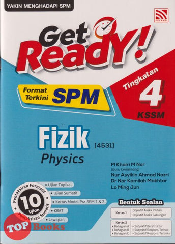 [TOPBOOKS Pelangi] Get Ready! SPM Fizik Tingkatan 4 KSSM Dwibahasa (2025)