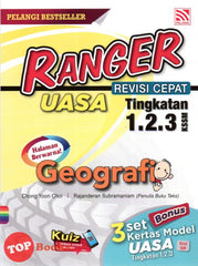 [TOPBOOKS Pelangi] Ranger Revisi Cepat UASA Geografi Tingkatan 1 2 3 KSSM (2024)