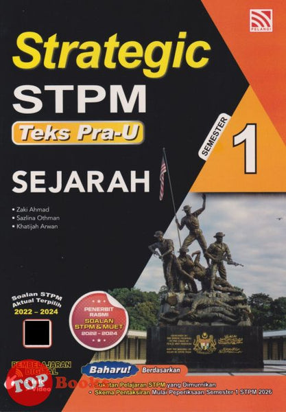 [TOPBOOKS Pelangi] Strategic STPM Teks Pra-U Sejarah Semester 1 (2025)