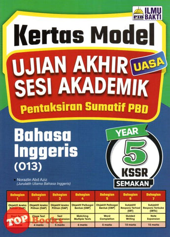 [TOPBOOKS Ilmu Bakti] Kertas Model UASA Pentaksiran Sumatif PBD Bahasa Inggeris Year 5 KSSR Semakan