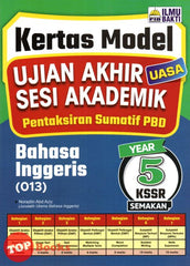 [TOPBOOKS Ilmu Bakti] Kertas Model UASA Pentaksiran Sumatif PBD Bahasa Inggeris Year 5 KSSR Semakan