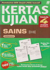 [TOPBOOKS Sasbadi] Kertas Ujian PBD Sumatif Sains Tahun 4 KSSR Semakan Dwibahasa (2024)