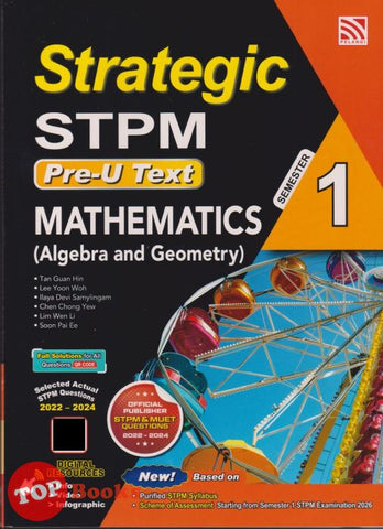 [TOPBOOKS Pelangi] Strategic STPM Pre-U Text Mathematics Semester 1 (2025)