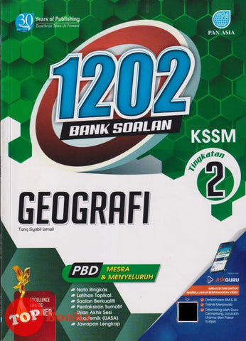 [TOPBOOKS Pan Asia] 1202 Bank Soalan Geografi Tingkatan 2 KSSM (2024)