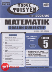 [TOPBOOKS Ilmu Didik] Modul Tuisyen Matematik Soalan Subjektif Tahun 5 KSSR Semakan DLP (2025)