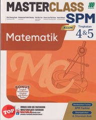 [TOPBOOKS Sasbadi] Masterclass SPM Matematik Tingkatan 4 & 5 KSSM (2025)