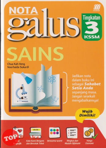 [TOPBOOKS Sasbadi] Nota Galus Sains Tingkatan 3 KSSM (2024)