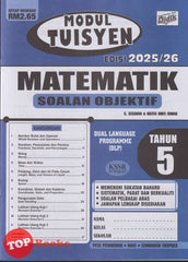 [TOPBOOKS Ilmu Didik] Modul Tuisyen Matematik Soalan Objektif Tahun 5 KSSR Semakan DLP (2025)