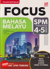 [TOPBOOKS Pelangi] Focus SPM Bahasa Melayu Tingkatan 4 5 KSSM (2025)