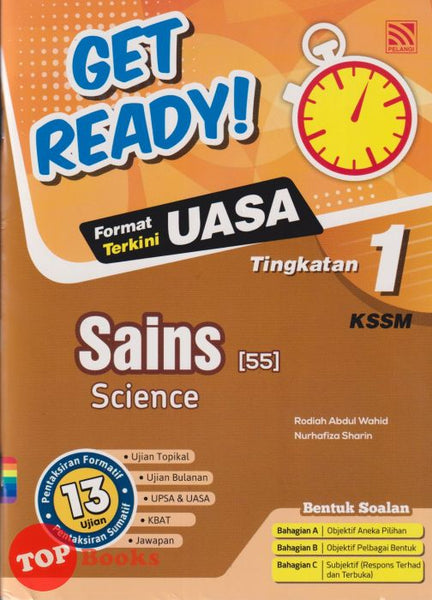 [TOPBOOKS Pelangi] Get Ready! UASA Sains Tingkatan 1 KSSM Dwibahasa (2024)