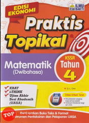 [TOPBOOKS Ilmu Bakti] Praktis Topikal Matematik Tahun 4 KSSR Dwibahasa (2025)