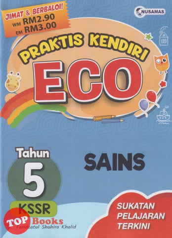 [TOPBOOKS Nusamas] Praktis Kendiri ECO Sains Tahun 5 KSSR (2024)