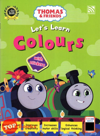 [TOPBOOKS Pelangi Kids] Thomas & Friends Let's Learn Colours With Stickers
