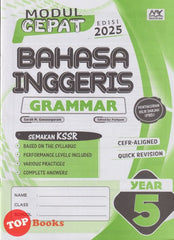[TOPBOOKS Education] Modul Cepat Bahasa Inggeris Grammar Year 5 Semakan KSSR (2025)