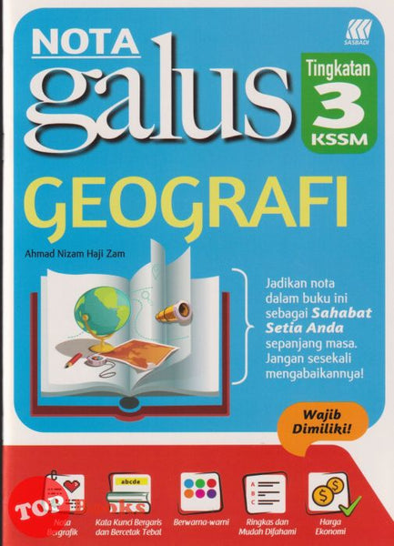 [TOPBOOKS Sasbadi] Nota Galus Geografi Tingkatan 3 KSSM (2024)