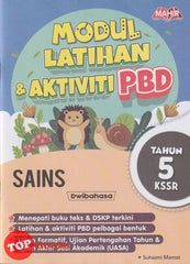 [TOPBOOKS Mahir] Modul Latihan & Aktiviti PBD Sains Tahun 5 KSSR Dwibahasa (2024)