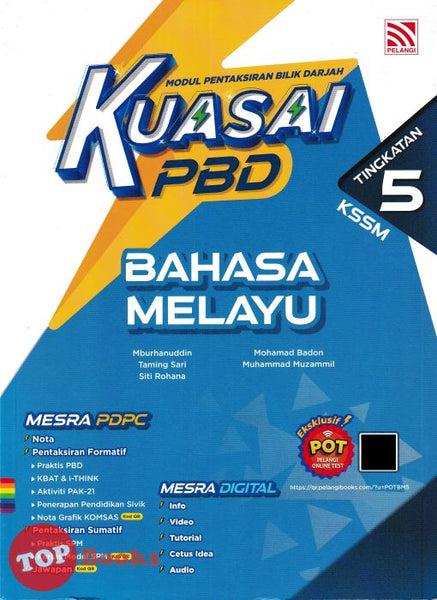 [TOPBOOKS Pelangi] Kuasai PBD Bahasa Melayu Tingkatan 5 KSSM (2024)