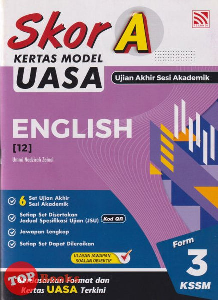[TOPBOOKS Pelangi] Skor A Kertas Model UASA English Form 3 KSSM (2025)