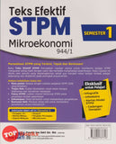 [TOPBOOKS Ilmu Bakti] Teks Efektif STPM Mikroekonomi Semester 1 (2025)