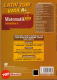 [TOPBOOKS Sasbadi] Latih Tubi UASA A+ Matematik Bahagian B Tahun 6 KSSR Semakan Dwibahasa (2025)