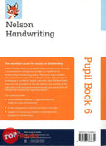 [TOPBOOKS Oxford] Nelson Handwriting Pupil Book 6