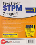 [TOPBOOKS Ilmu Bakti] Teks Efektif STPM Geografi Semester 1 (2025)