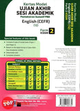 [TOPBOOKS Ilmu Bakti] Kertas Model UASA Pentaksiran Sumatif PBD English CEFR Form 2 KSSM (2023)