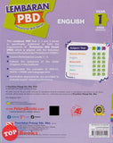 [TOPBOOKS Pelangi] Lembaran PBD English CEFR Aligned Year 1 KSSR Semakan (2025)