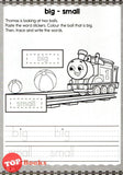 [TOPBOOKS Pelangi Kids] Thomas & Friends Let's Learn Opposites With Stickers