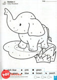 [TOPBOOKS Gururimau Kids] Preschool Copy Colouring With Colour Key Alphabet Aa Zz