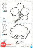 [TOPBOOKS Gururimau Kids] Prasekolah Mewarna Dengan Panduan Warna abc Huruf Kecil