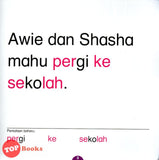 [TOPBOOKS Kohwai Kids] Mari Membaca Bersama Awie Dan Shasha Ke Sekolah Tahap 1 Buku 5