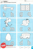 [TOPBOOKS Kohwai Kids] Gururimau Preschool abc Small Letters