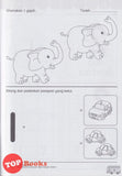 [TOPBOOKS Kohwai Kids] Buku Aktiviti Prasekolah Saya Suka Menulis 1-10 Buku 1